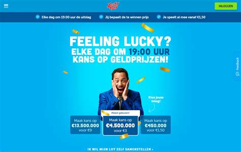 uitslag lucky day|lucky day uitslag inloggen.